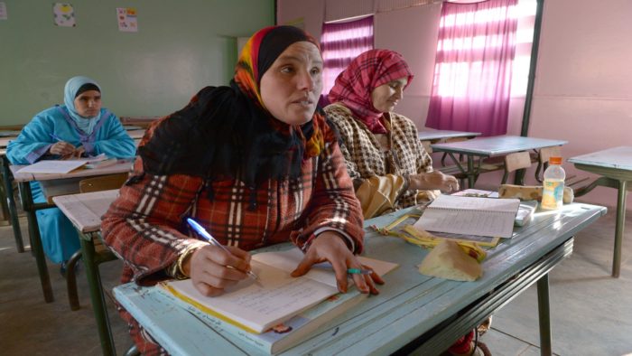 MOROCCO-LITERACY-WOMEN
